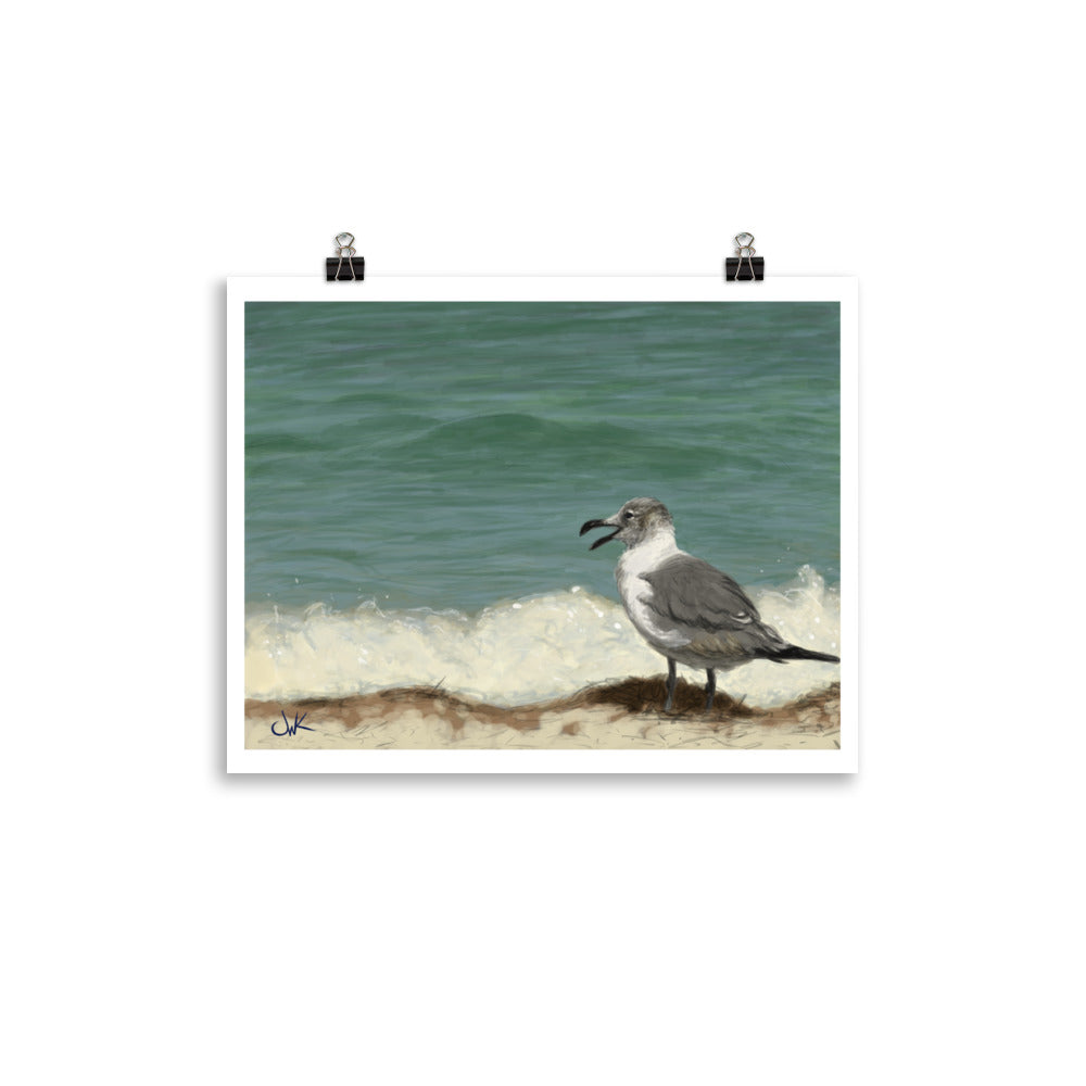 "Seagull Study" Poster