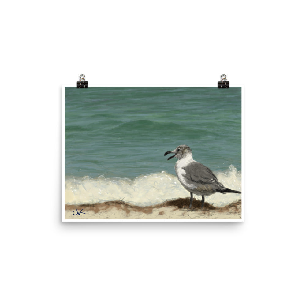 "Seagull Study" Poster