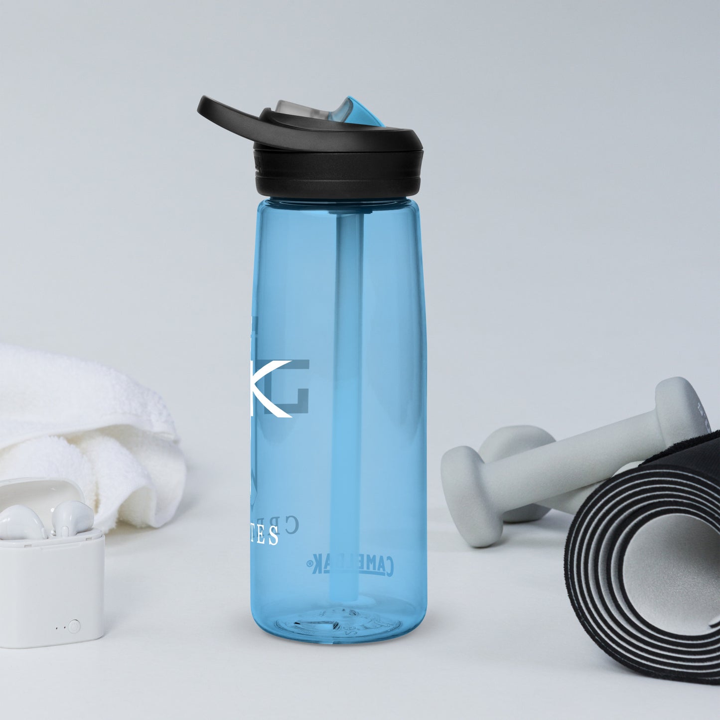 JWK Creates Logo Sports Water Bottle