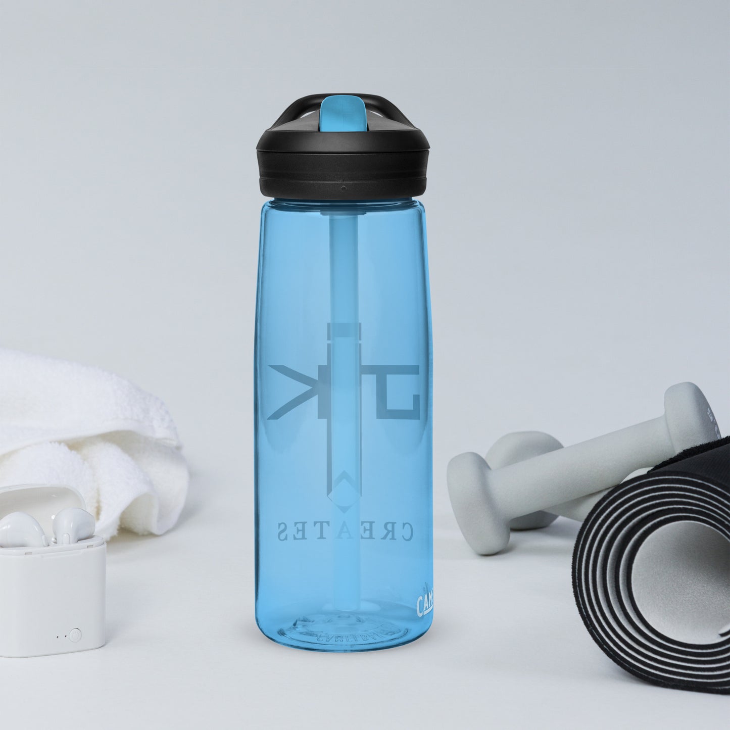 JWK Creates Logo Sports Water Bottle