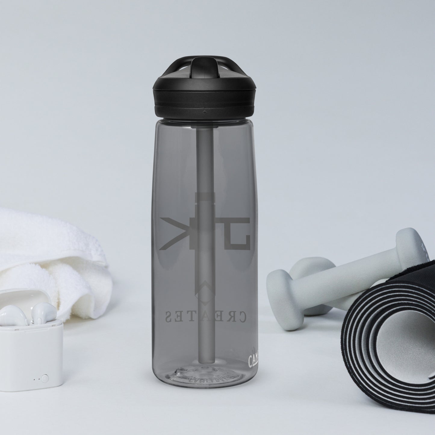 JWK Creates Logo Sports Water Bottle