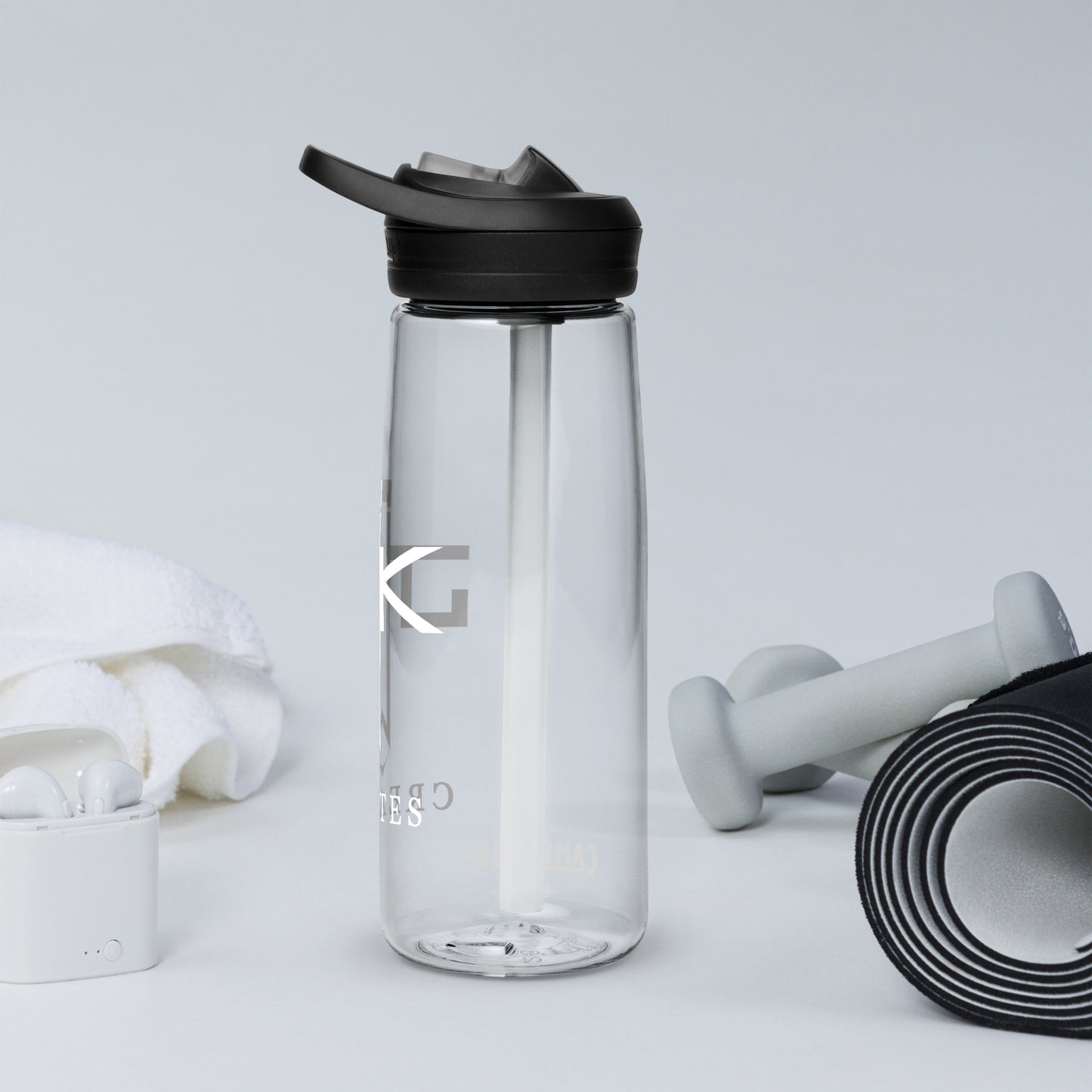 JWK Creates Logo Sports Water Bottle