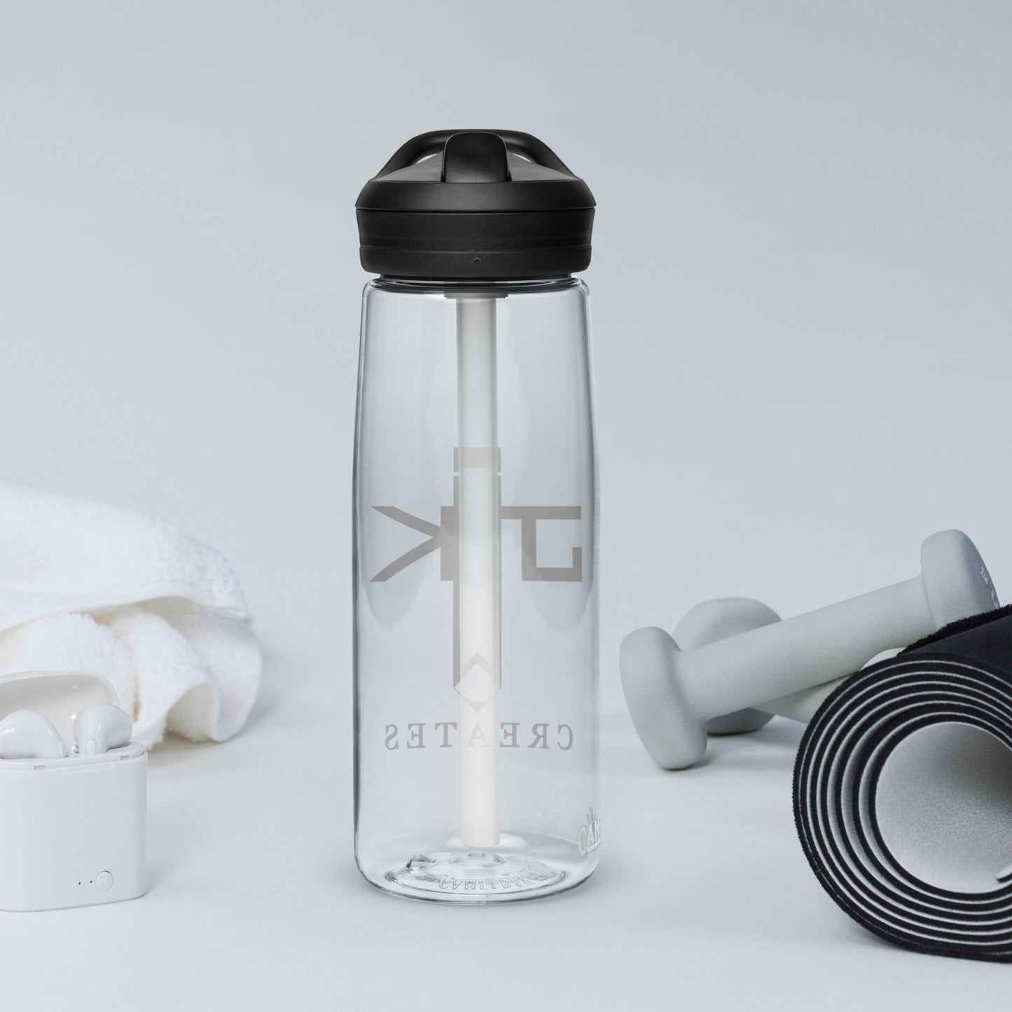 JWK Creates Logo Sports Water Bottle