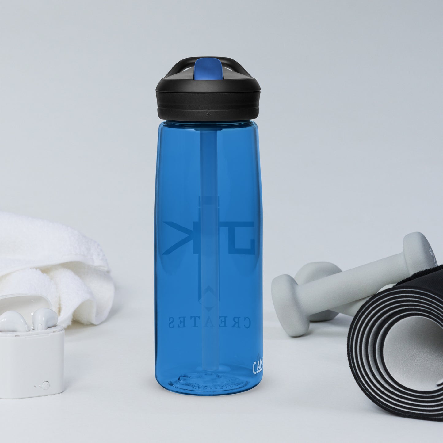 JWK Creates Logo Sports Water Bottle