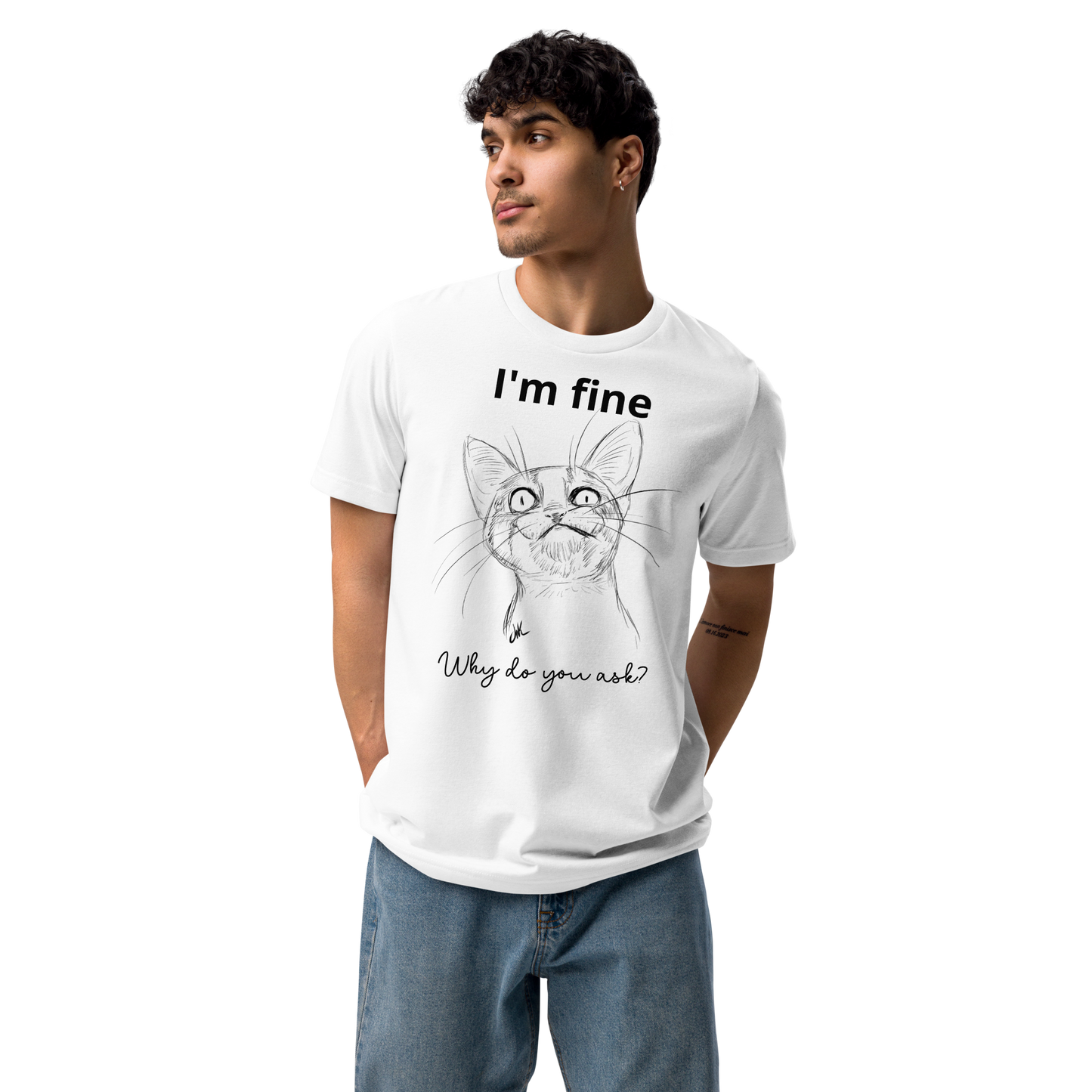 I'm Fine Graphic Tee Unisex staple eco t-shirt