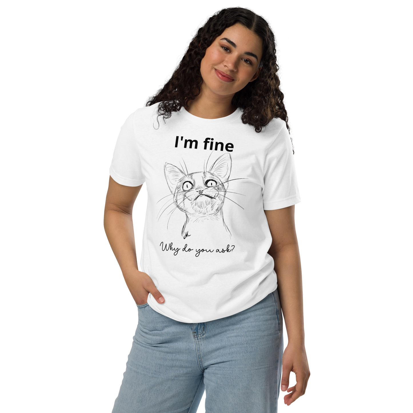 I'm Fine Graphic Tee Unisex staple eco t-shirt