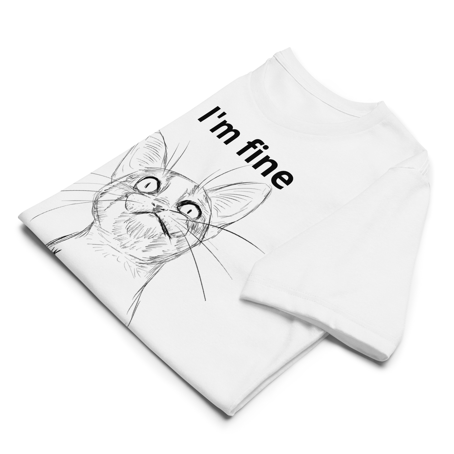 I'm Fine Graphic Tee Unisex staple eco t-shirt