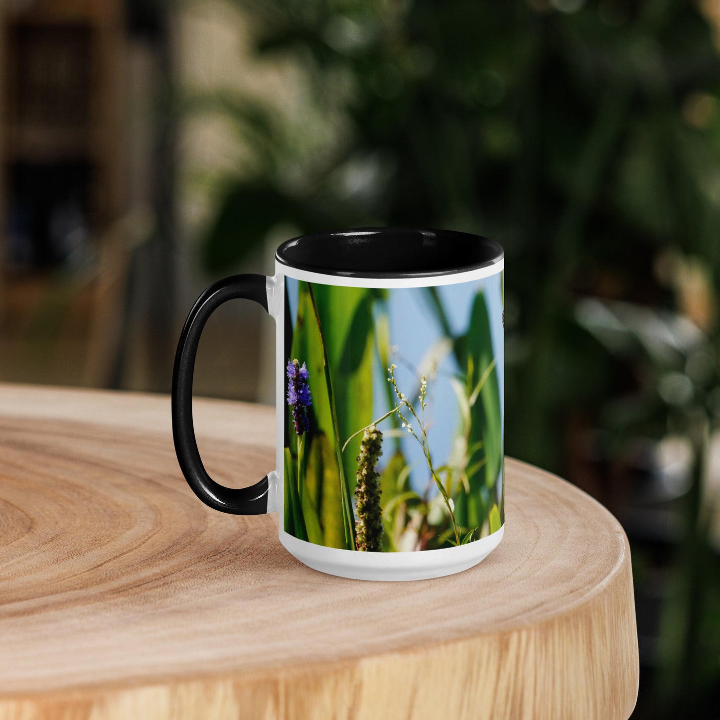 "Butterfly Feast" Mug with Color Inside