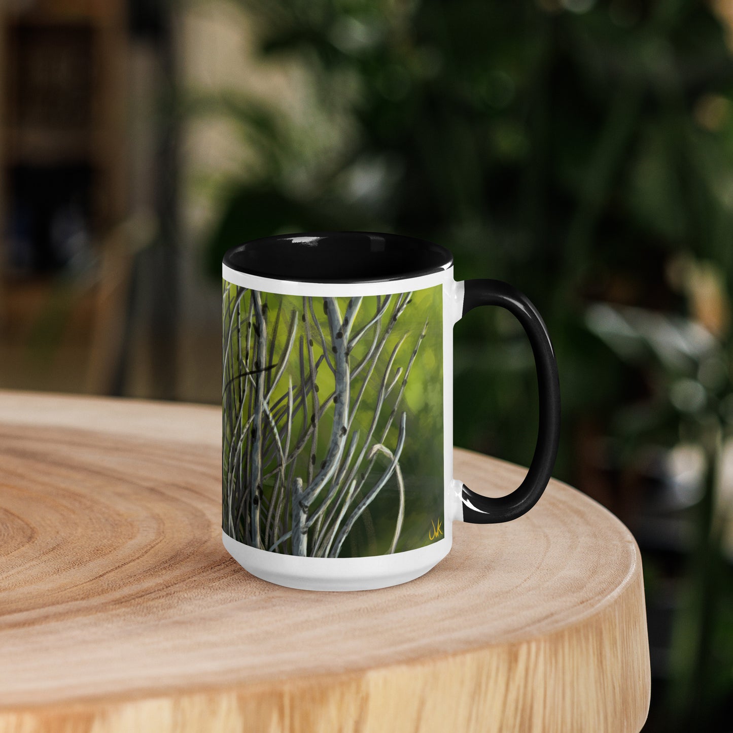 "In the Woods" Mug with Color Inside