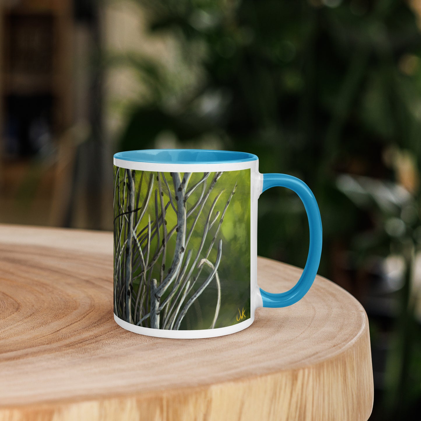 "In the Woods" Mug with Color Inside