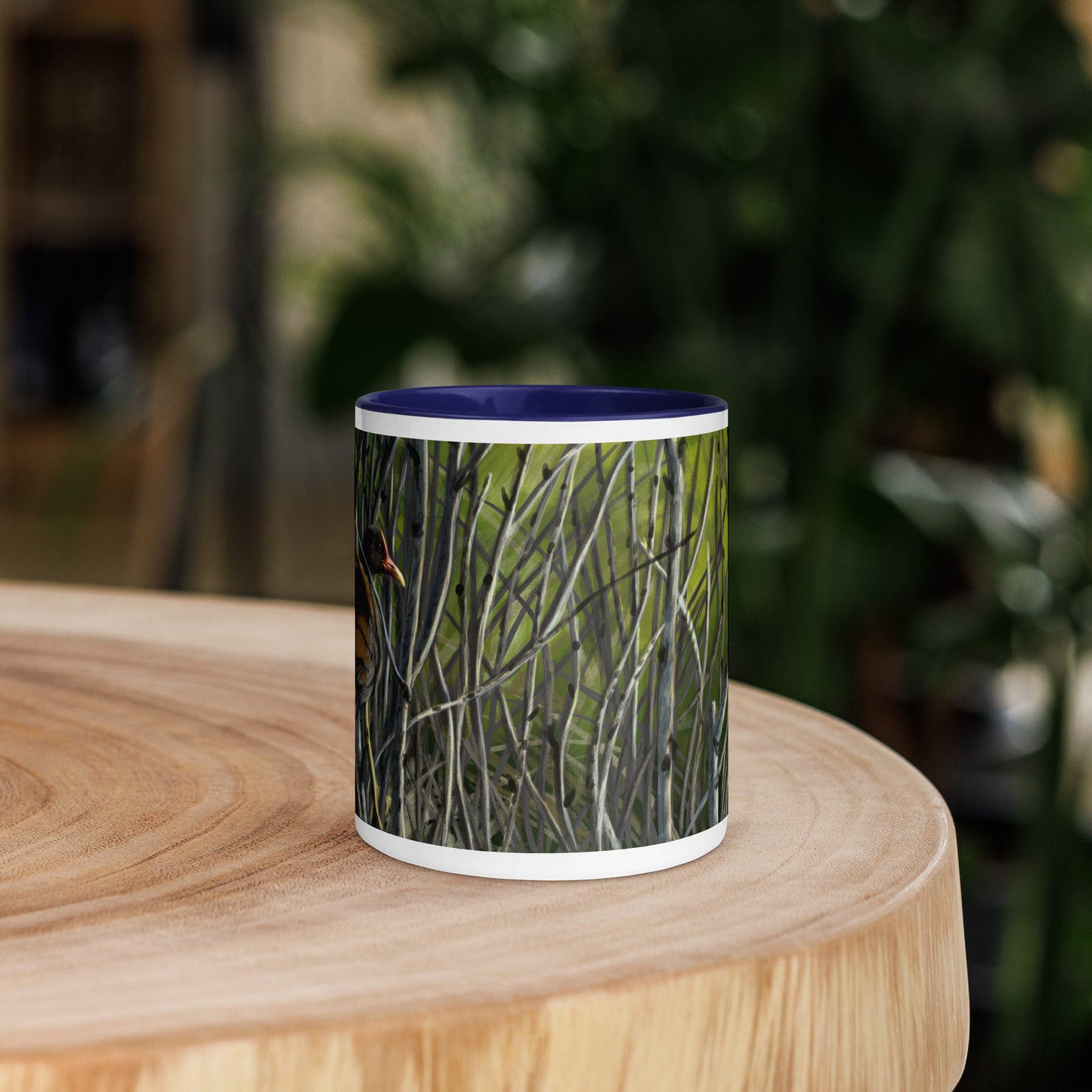 "In the Woods" Mug with Color Inside