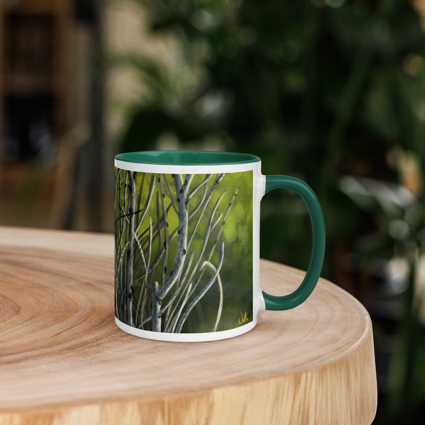 "In the Woods" Mug with Color Inside