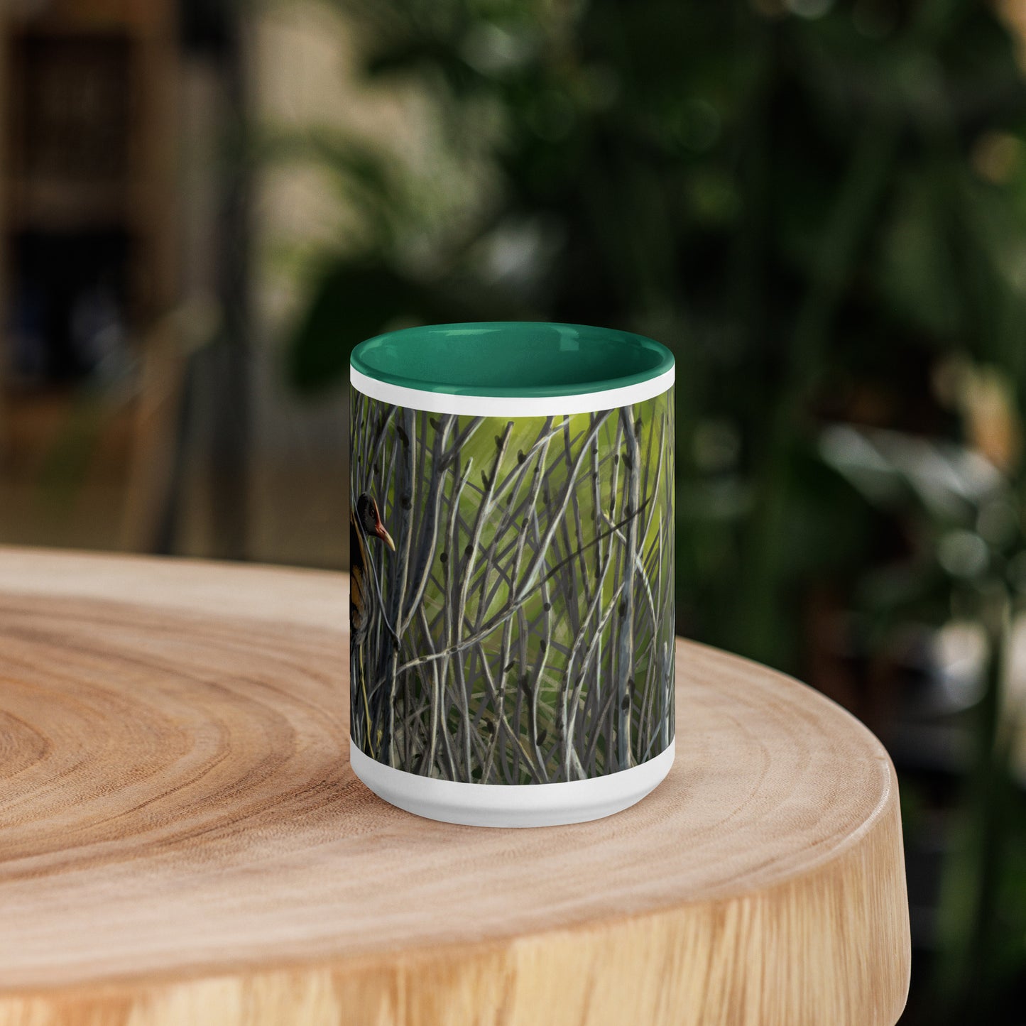 "In the Woods" Mug with Color Inside