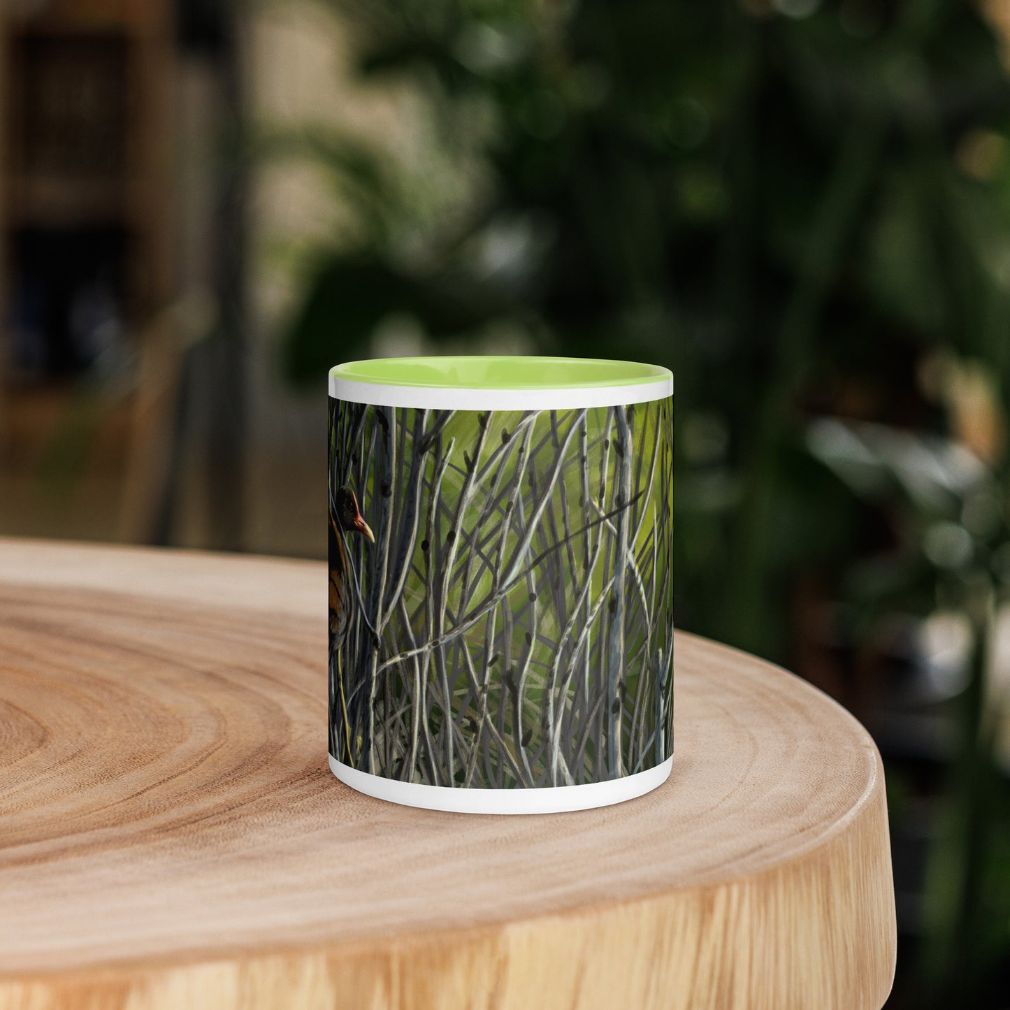 "In the Woods" Mug with Color Inside