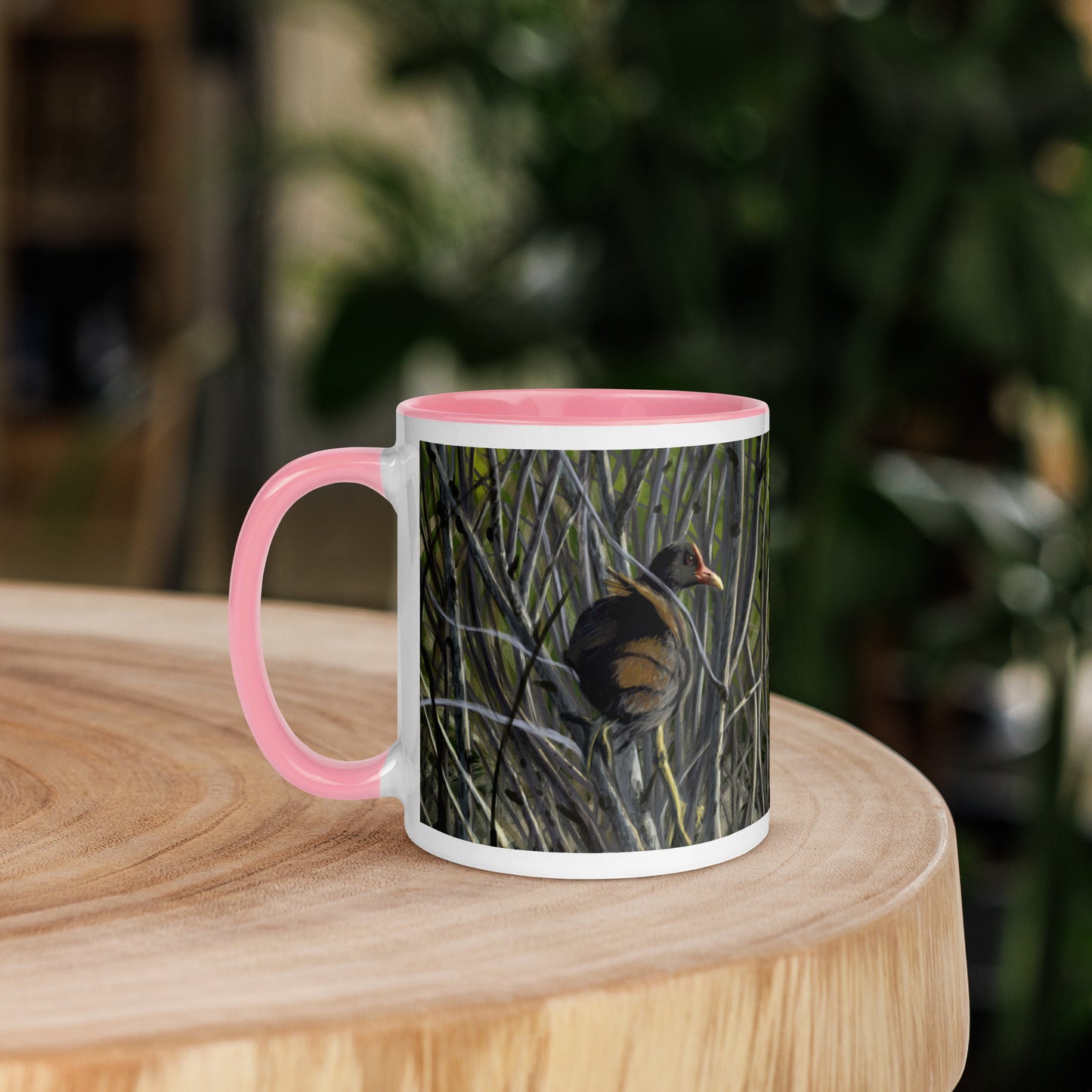 "In the Woods" Mug with Color Inside