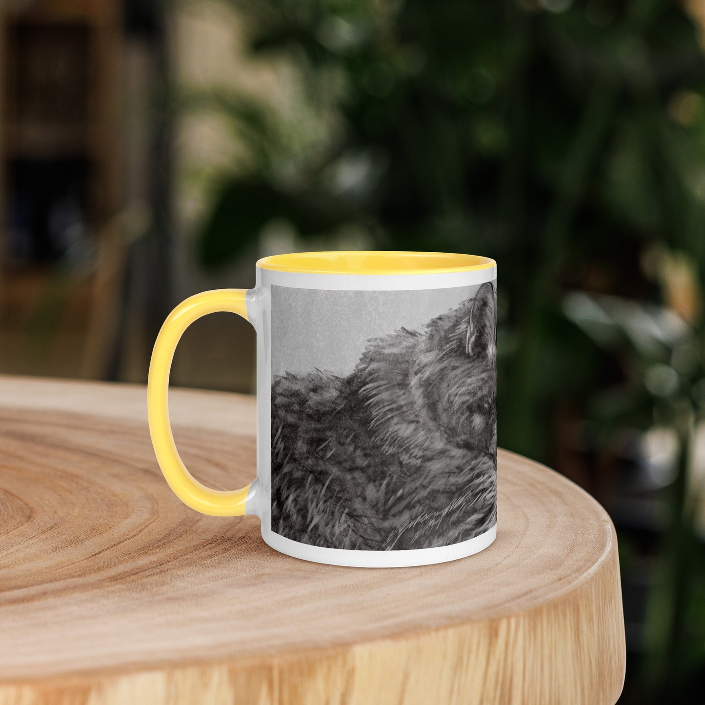 "Sleepy-pants" Mug with Color Inside